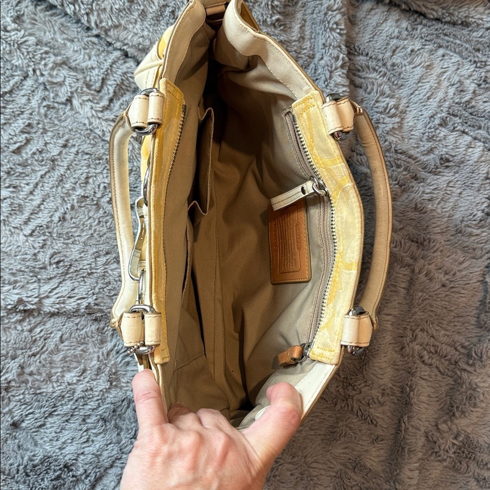 Yellow Coach Purse - Picture 7 of 7
